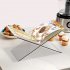 Book Stand Reading Stand Small Clear Acrylic Book Holder X Shaped Non Slip Elevating Book Shelf Clear Book Display Easel Holder For Textbook Recipe Book