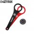 Bottom Bracket Tool 16 Notch Installation Tool Remover Wrench for Mountain Bike black