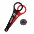 Bottom Bracket Tool 16 Notch Installation Tool Remover Wrench for Mountain Bike black