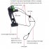 Bow Release Trainer Composite Pulley Bow Archery Posture Correction Equipment With Horizontal Bubble black