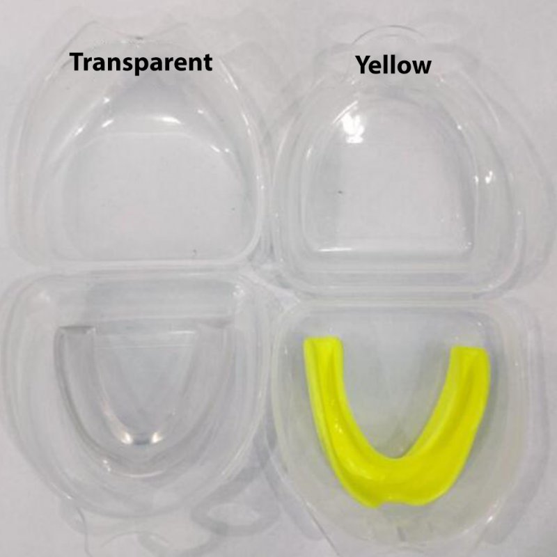 Boxing Mouthguard Orthodontic Brace Buck Teeth Retainers Boxing Tooth Protector Dental Trainer Transparent (with box)