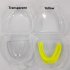 Boxing Mouthguard Orthodontic Brace Buck Teeth Retainers Boxing Tooth Protector Dental Trainer Yellow  with box 