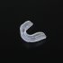 Boxing Mouthguard Orthodontic Brace Buck Teeth Retainers Boxing Tooth Protector Dental Trainer Black  with box 