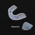 Boxing Mouthguard Orthodontic Brace Buck Teeth Retainers Boxing Tooth Protector Dental Trainer Black  with box 