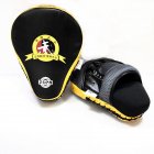 Boxing Sandbag Glove PU Leather Arc Fist Target Punch Pad for MMA Boxer Muay Thai Kick Fighting yellow_standard
