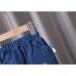Boys Cotton Jeans Children Middle Waist Fashion Casual Cartoon Anime Trousers For 1 6 Years Old Kids light blue 2 3Y 90cm