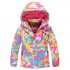 Boys Girls Ski Suit Waterproof Pants Jacket Set Winter Sports Thickened Clothes Blue and yellow camouflage 10A  height 140cm 