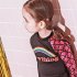 Boys Girls Split Swimsuit Fashion Printing Long Sleeves Sunscreen Swimming Tops Trousers Set 5040 blue fish scales XL