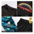 Boys Girls Split Swimsuit Fashion Printing Long Sleeves Sunscreen Swimming Tops Trousers Set 5040 blue fish scales 3XL