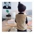 Boys Girls Thicken Cotton Waistcoat Plush Thermal Solid Color Casual Vest  dark pink 120cm