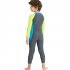 Boys Girls Wetsuit One Piece Swimsuit UV Protection For Diving Swimming Dark blue XL