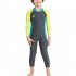 Boys Girls Wetsuit One Piece Swimsuit UV Protection For Diving Swimming Dark blue XL