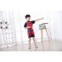 Boys One piece Swimsuit Fashion Cartoon Printing Short Sleeves Round Neck Swimwear bat suit 6 8year XL