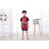Boys One piece Swimsuit Fashion Cartoon Printing Short Sleeves Round Neck Swimwear bat suit 6 8year XL