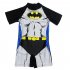 Boys One piece Swimsuit Fashion Cartoon Printing Short Sleeves Round Neck Swimwear bat suit 6 8year XL
