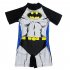 Boys One piece Swimsuit Fashion Cartoon Printing Short Sleeves Round Neck Swimwear bat suit 8 11year 2XL