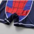 Boys One piece Swimsuit Trendy Spider Men Printing Short Sleeves Sunscreen Swimwear For Swimming As shown S