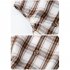 Boys Short Sleeves Romper Classic Plaid Printing Lapel Bodysuit For 0 3 Years Old Kids white plaid 0 3M 59