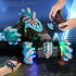 Boys Twisting Remote Control Car Gesture Induction Deformation Off road Vehicle with Light Cv8818 99ab Blue
