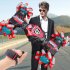 Boys Twisting Remote Control Car Gesture Induction Deformation Off road Vehicle with Light Cv8818 99ab Red
