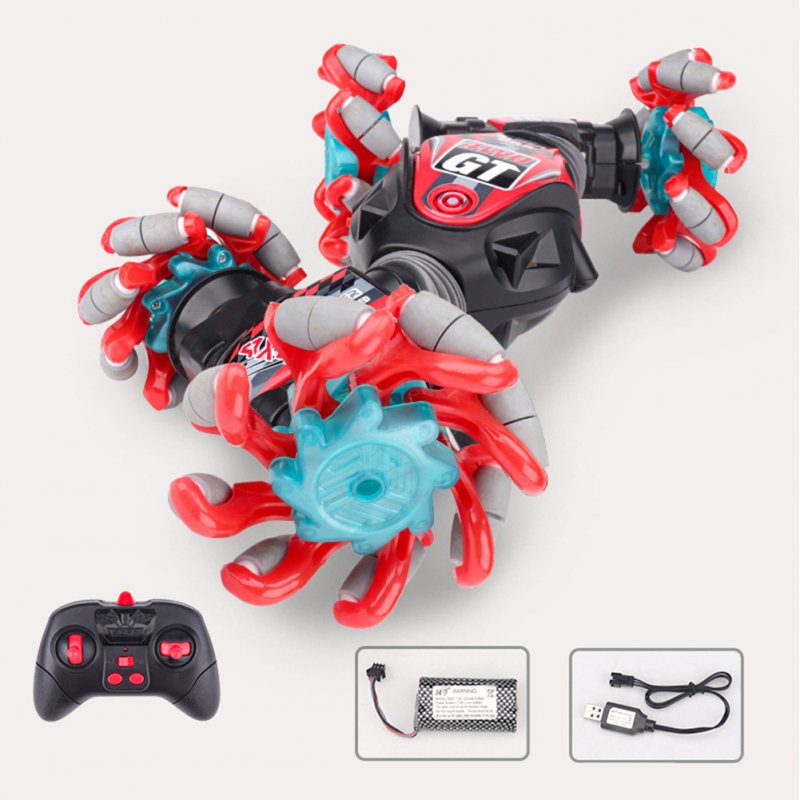 Boys Twisting Remote Control Car Gesture Induction Deformation Off-road Vehicle