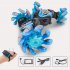 Boys Twisting Remote Control Car Gesture Induction Deformation Off road Vehicle with Light Cv8818 99ac Blue