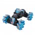 Boys Twisting Remote Control Car Gesture Induction Deformation Off road Vehicle with Light Cv8818 99a Red