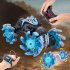 Boys Twisting Remote Control Car Gesture Induction Deformation Off road Vehicle with Light Cv8818 99a Red