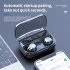 Bq10 Earphone Tws Wireless Bluetooth V5 3 Headphones with Microphone for Xiaomi Huawei iPhone Black