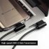 Braid USB Nylon Charging Cable L Shape Line for Type c Android Xiaomi micro  Rose gold 