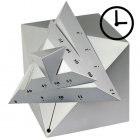 Brand new version of our famous TIME CUBE   This stylish clock makes a futuristic addition to any desk or night stand   This one of a kind desk clock is called 