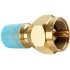 Brass 1lb Gas Cylinder Pneumatic Valve Propane Gas Tank Pressure  Adapter Golden