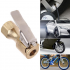 Brass Air Chuck Closed Flow Straight Tire Chuck with Lock on Clip 13MM