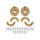 Brass Axles Heavy Weight Competitive 122g Axles Steering Gear Cover for 1 10 Rc Crawler Car Traxxas Trx4 brass