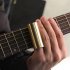 Brass Bass Guitar Slide Guitar String Finger Tube Slider for Stringed Instrument Ukulele Parts Gold 70mm length