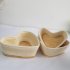 Bread Baskets Heart Shaped Rattan Bread Dough Fermentation Mold Basket 18X15 5X7 5cm