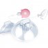 Breast Massager Vibrating Breast Pump Stimulate Breast Hyperplasia Multi Frequency Breast Massage Toy white