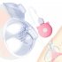 Breast Massager Vibrating Breast Pump Stimulate Breast Hyperplasia Multi Frequency Breast Massage Toy white