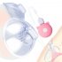 Breast Massager Vibrating Breast Pump Stimulate Breast Hyperplasia Multi Frequency Breast Massage Toy white