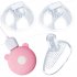Breast Massager Vibrating Breast Pump Stimulate Breast Hyperplasia Multi Frequency Breast Massage Toy white
