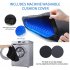 Breathable Cooling Honeycomb Design Gel Seat  Cushion Pad With Mesh Cover Pressure Sore Relief blue