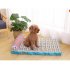 Breathable Heat Dissipation Massage Bed Mattress Sleeping Nest for Pet Dogs blue L
