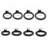 Breathable Hinged Cock Cage Male Chastity Device with Catheter Locker Penis Rings Adult Sex Toys Flat Ring