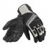 Breathable Leather Touch screen Gloves for Outdoor Motorcycle Cycling Riding Racing black L