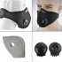 Breathable Mesh Bicycle Mask Dust Smog Windproof Protective Nylon Mesh Bike MTB Cycling Half Face Mask black One size