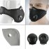 Breathable Mesh Bicycle Mask Dust Smog Windproof Protective Nylon Mesh Bike MTB Cycling Half Face Mask blue One size