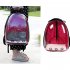 Breathable Pet Cat Dog Backpack Space Capsule Travel Bag for Outdoor Carrying red