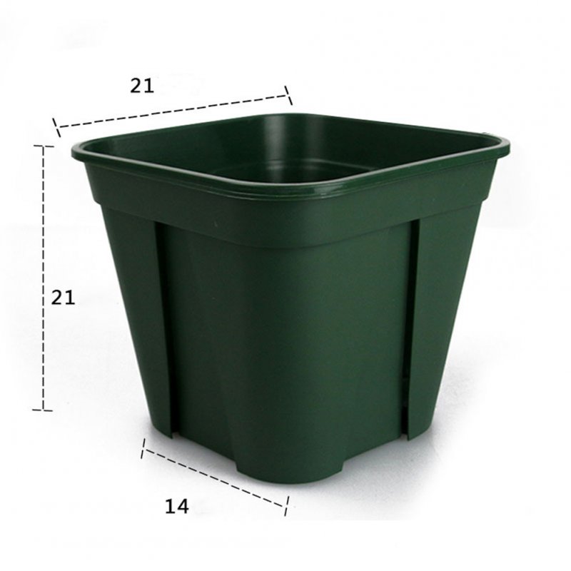 Breathable Plastic Flowerpot Cuttage Planting Plant Pot for Clematis China Rose Decoration green_large