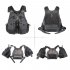 Breathable Polyester Mesh Design Fishing Vest Fishing Safety Life Jacket for Swimming Sailing red