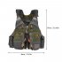 Breathable Polyester Mesh Design Fishing Vest Fishing Safety Life Jacket for Swimming Sailing red